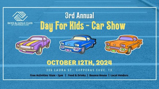 Boys & Girls Club of Copperas Cove Car Show for Kids