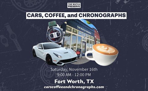 Cars, Coffee, and Chronographs