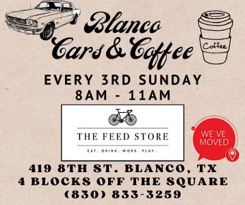 Blanco Cars and Coffee