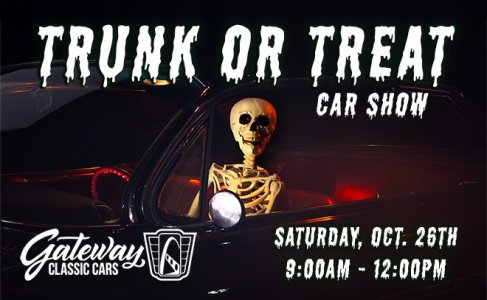 Caffeine and Chrome Trunk or Treat– Gateway Classic Cars of Houston